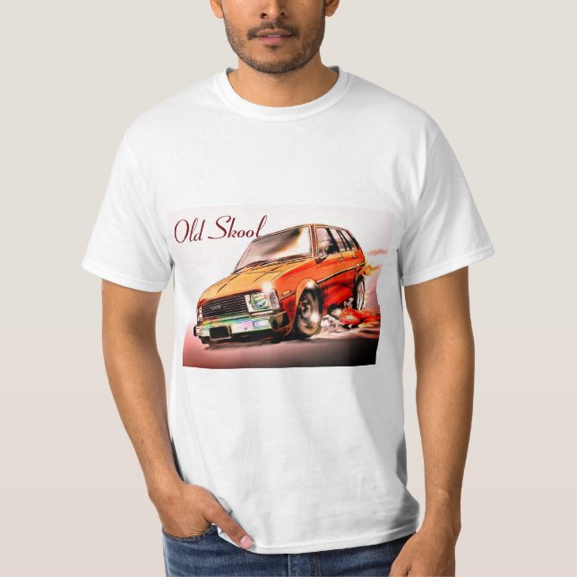 Alter Skool Toyota Corolla Cartoon T-Shirt (Vorderseite)