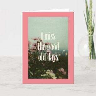 **ALTER SPASS** FÜR "IHREN GEBURTSTAG"  KARTE