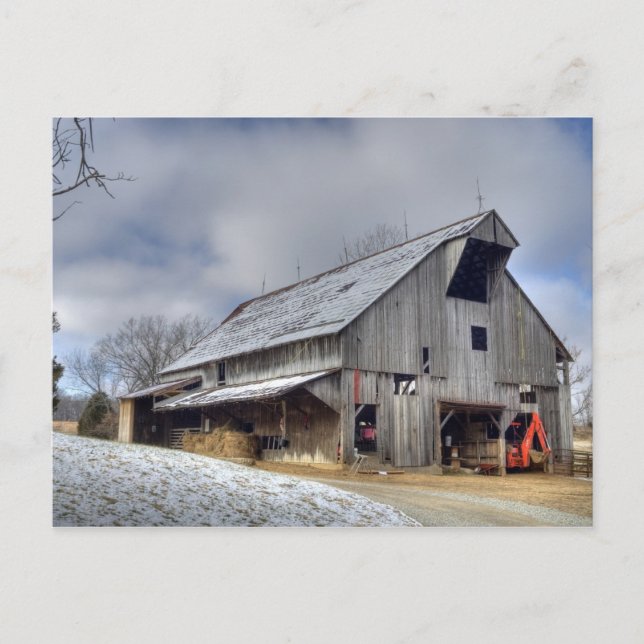 Alter Stall Postkarte (Vorderseite)