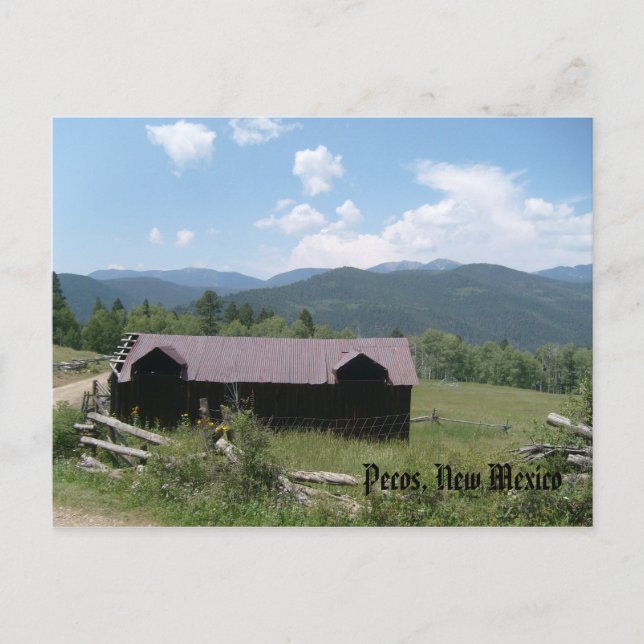 Alter Stall Postkarte (Vorderseite)