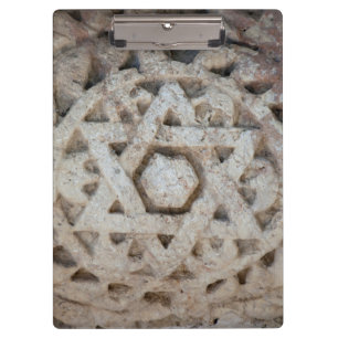 Alter Star von David Carving, Israel Klemmbrett