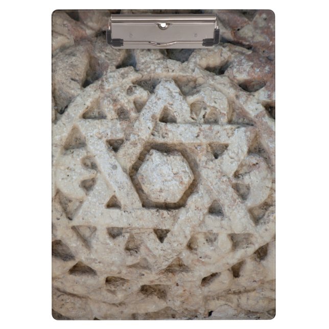 Alter Star von David Carving, Israel Klemmbrett (Vorderseite)
