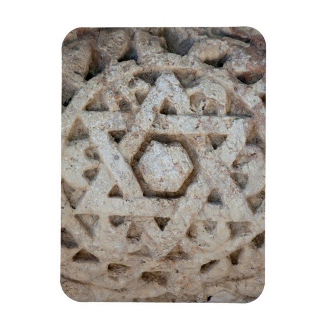 Alter Star von David Carving, Israel Magnet (Vertikal)