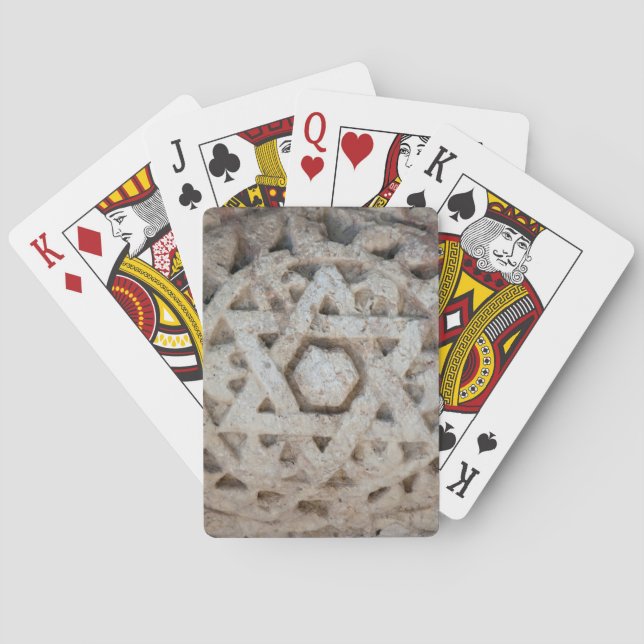 Alter Star von David Carving, Israel Spielkarten (Rückseite)