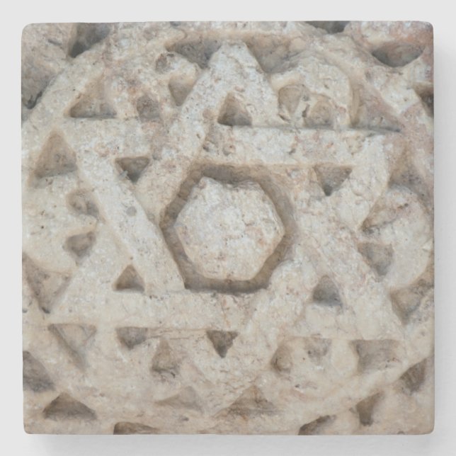 Alter Star von David Carving, Israel Steinuntersetzer (Vorderseite)