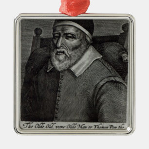 Alter TomParr, 1635 Silbernes Ornament
