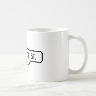 Alter Toronto-Straßenschild - St- Georgestraße Kaffeetasse