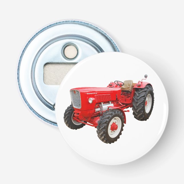 Alter Traktor Güldner Flaschenöffner (Vorderseite)
