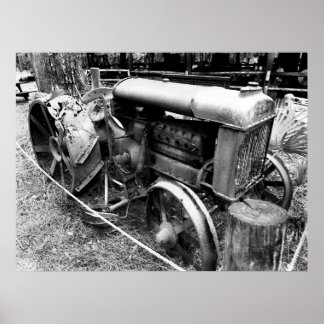 Alter Traktor Poster