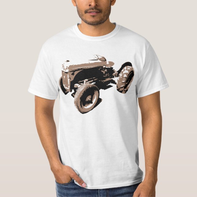Alter Traktor T-Shirt (Vorderseite)