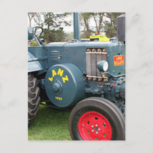 Alter vintage Lanz Bulldog Traktor Landwirtschafts Postkarte