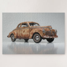 Alter Vintage Rostiger Scheunenfund Wagen Automobi