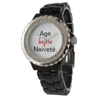 Alter vor Naivete Armbanduhr