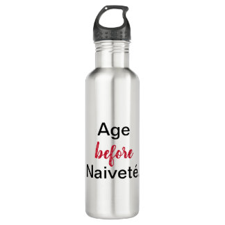 Alter vor Naivete Wasserflasche Edelstahlflasche