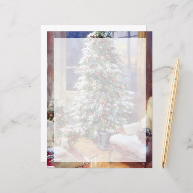 Alter Weihnachtsbaum (Vorderseite/Rückseite Beispiel)