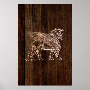 Alter Winged Löwe Poster