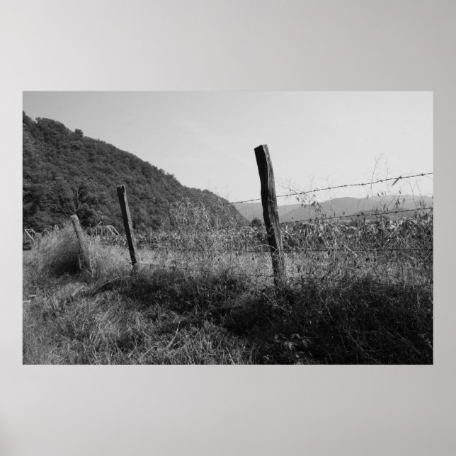 alter Zaun Poster (Vorne)