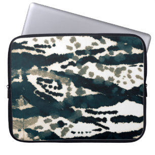 Alter Zebra Print. Gray Zebra Rough Print. Gray Ze Laptopschutzhülle