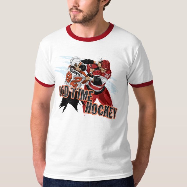 Alter Zeit-Hockey-T - Shirt (Vorderseite)