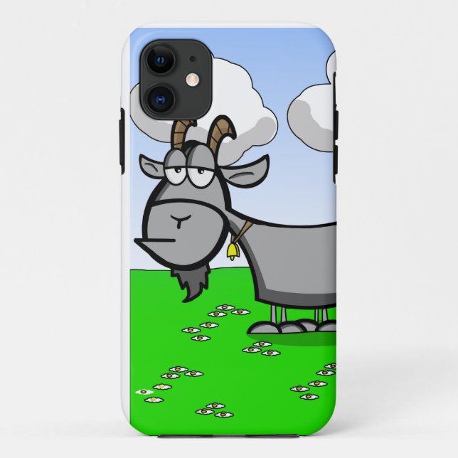 Alter Ziegen-Cartoon-Telefonkasten Case-Mate iPhone Hülle (Rückseite)