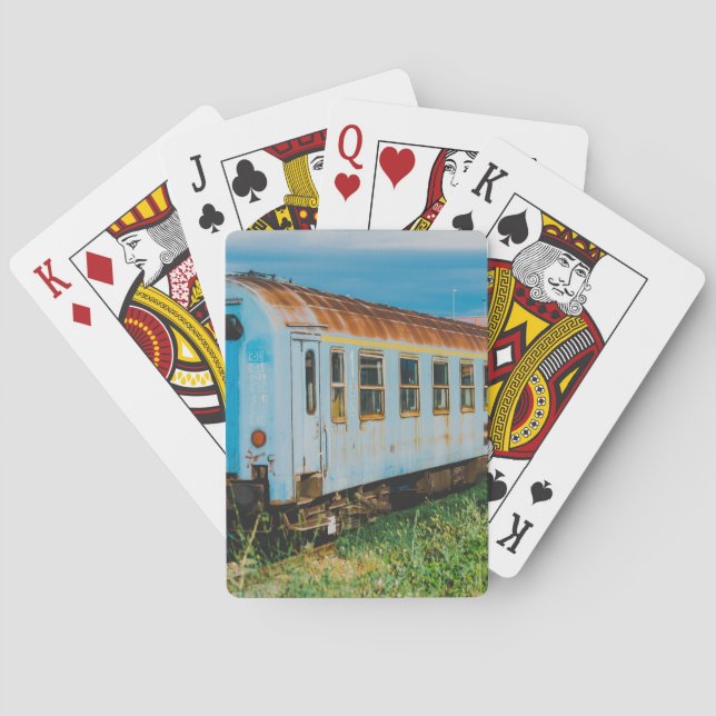 Alter Zug Spielkarten (Rückseite)