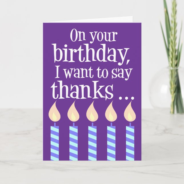 Ältere als ich Funny Happy Birthday Karte (Vorderseite)
