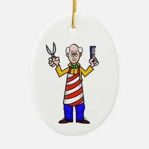 Ältere Barber Weihnachtsschmuck - Name hinzufügen