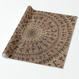 Ältere Futhark Rundschreiben-Zusammensetzung Geschenkpapier