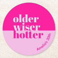 Ältere, klügere, heißere Minimal fett rosa Geburts