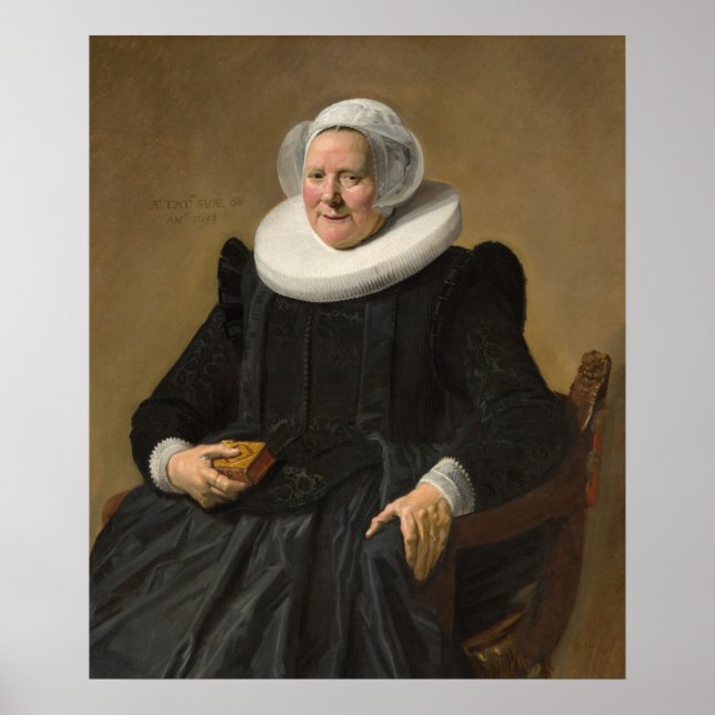Ältere Lady - Frans Hals Fine Art Poster (Vorne)
