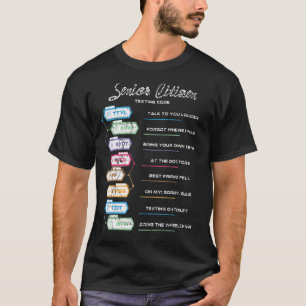 Ältere Menschen Ältere Menschen Simste Code Senior T-Shirt
