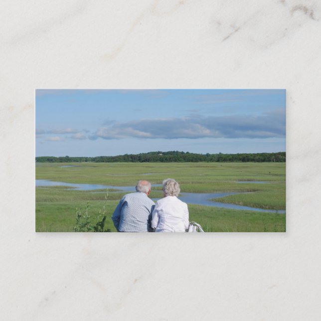 Ältere Paar-Visitenkarte Visitenkarte (Vorderseite)