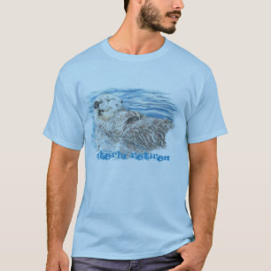 Ältere Rentenerträge Humorer Niedlich Otter T-Shirt