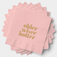 Ältere Weiiser Hotter Pink Napkins