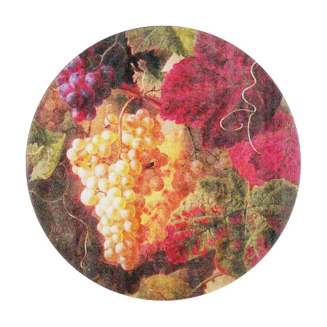 ÄLTERE WEINRÜSTUNG PARTY SCHNEIDEBRETT (Vorderseite)