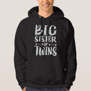Ältere Zwillingsschwester Neue Schwester Geschwist Hoodie