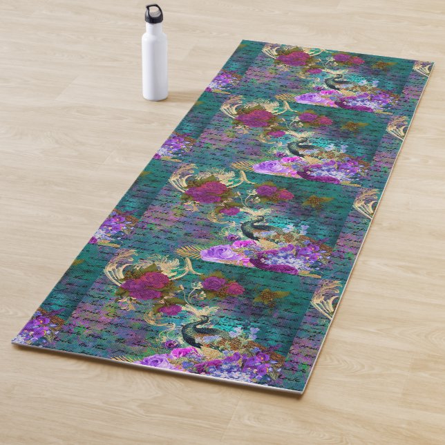 Altered Peacock Yogamatte (Beispiel)