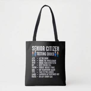 älterer Arbeitnehmer Senior Citizen Code Tasche