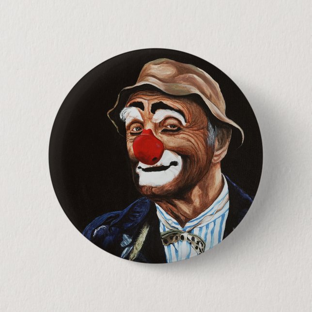 Älterer Billy der Clown Button (Vorderseite)