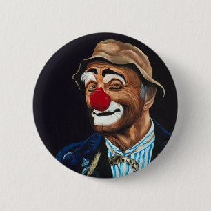 Älterer Billy der Clown Button