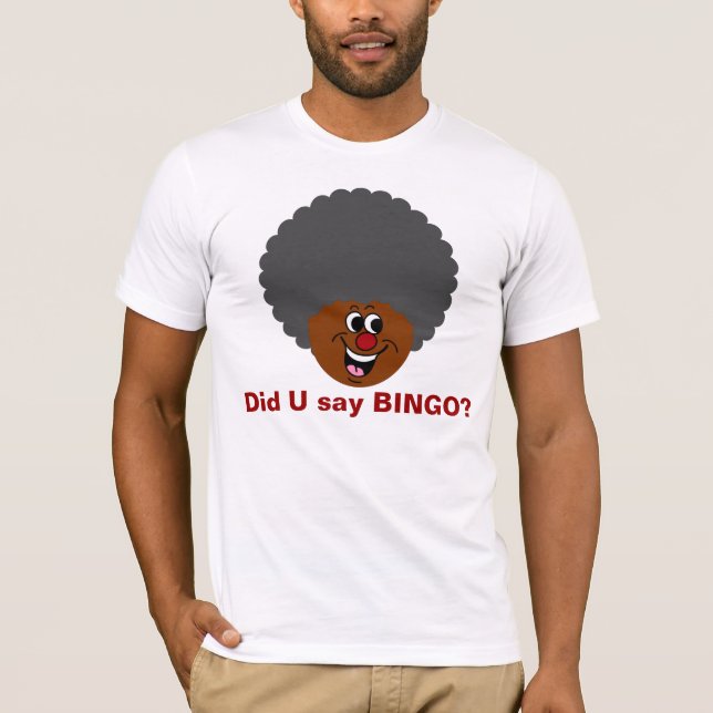 Älterer Bürger-Mitte-Bingo-NachtPreisträger T-Shirt (Vorderseite)