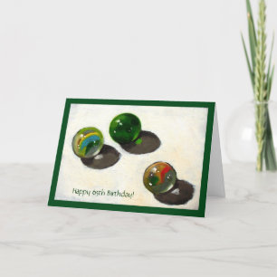 ÄLTERER GEBURTSTAG: HABEN NOCH MARBLES KARTE