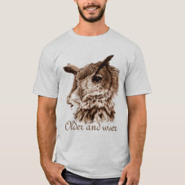 Älterer und klügerer Klugheits-T - Shirt der
