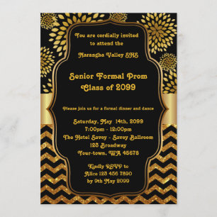 Älteres Jüngeres des Abschlussballs, Gatsby Art, Einladung