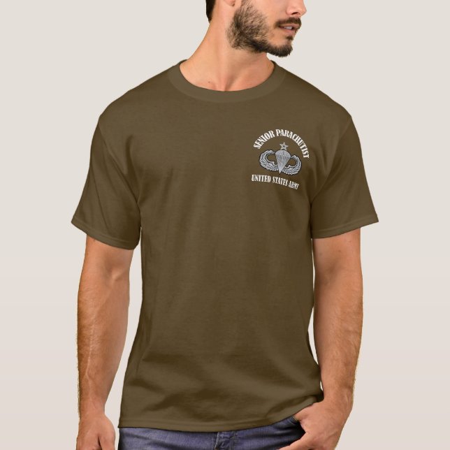 Älteres Parachutist-Abzeichen T-Shirt (Vorderseite)