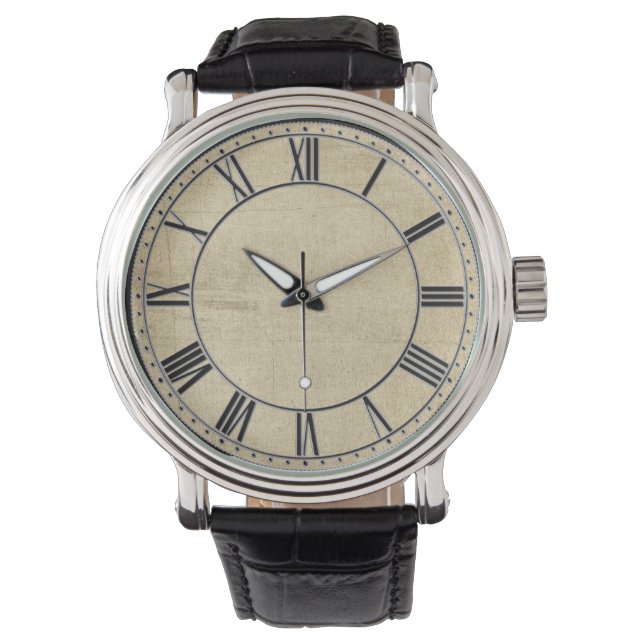 Älteres Vintages Aussehen Armbanduhr (Vorderseite)