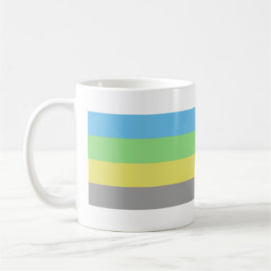 Alternativ-Schwulen-Stolzflagge Kaffeetasse
