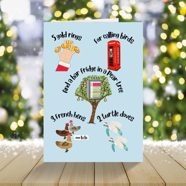 Alternative 12 Tage Weihnachtskarte Feiertagskarte (Von Creator hochgeladen)