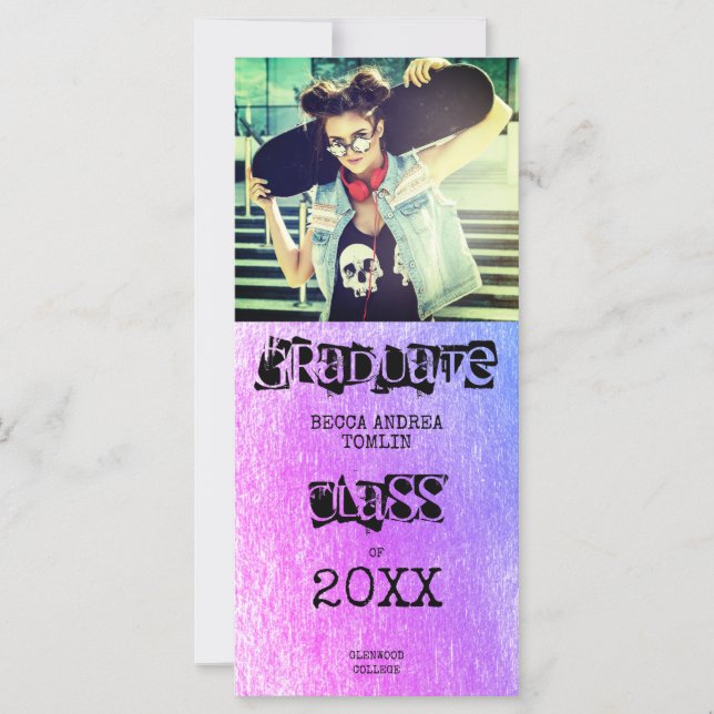 Alternative Abschluss Muticolor Metallic Effect (Vorderseite)