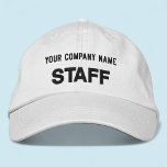 Alternative Bekleidung bestickte Mitarbeiter Hat W Bestickte Baseballkappe<br><div class="desc">Dieses weiße alternative Kleidungsstück, das mit Ihrem eigenen Text bestickt ist, ist einfach zu personalisieren. Sie können es auch mit Ihrem Logo oder einem anderen Bild anpassen. Dieser Chino twill Cap Stil ist 100% Baumwolle. Einstellbarer Unisex-Stil für Damen und Herren. In anderen Farben erhältlich. Keine Mindestbestellmenge und keine Einrichtungsgebühr. Alle...</div>